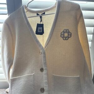 Winter white sweater